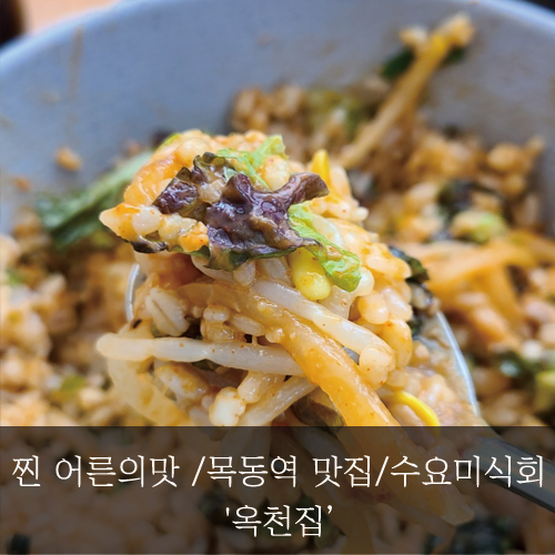  [미래신용정보 미래서포터즈] 찐 어른의맛 /목동역 맛집/수요미식회 출연  '옥천집'