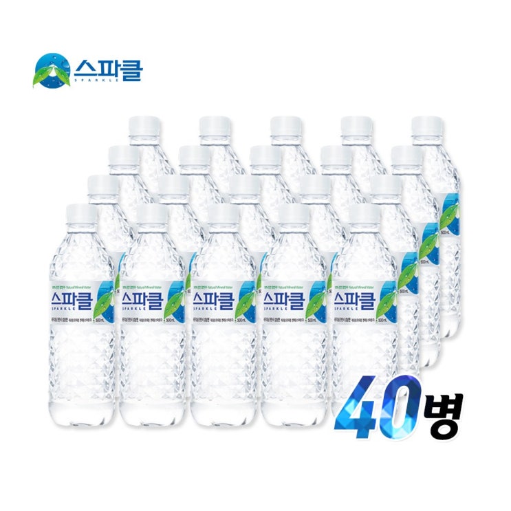 많이 팔린 스파클 생수, 500ml, 40개 좋아요