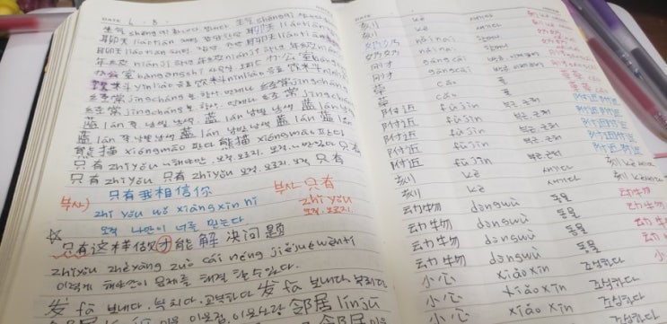  중국어 공부 습관 만들기 :)
