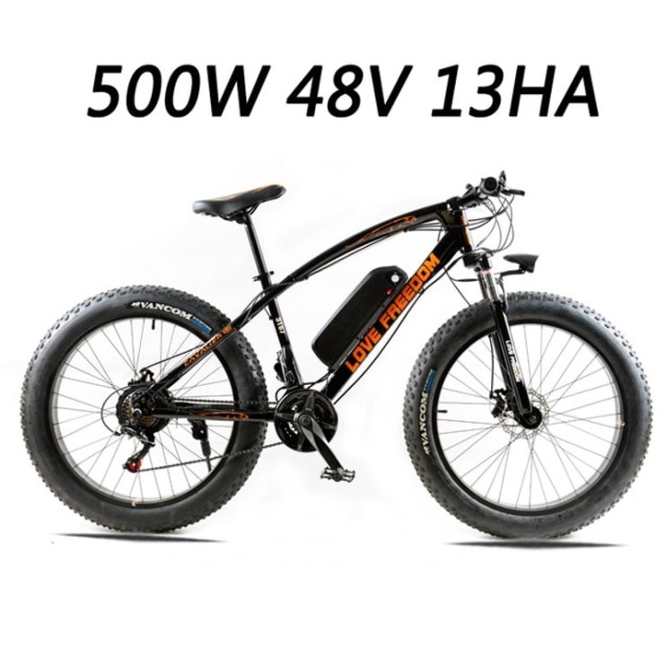 인기 많은 전기자전거 사랑의 자유 21 속도 산악 자전거48V 500W 13Ah 26X4.0 강력한 전기 지방 접이식 전기자전거, 500W 블랙 오렌지, 협력사 추천합니다 인기 많은 전기자전거 사랑의 자유 21 속도 산악 자전거48V 500W 13Ah 26X4.0 강력한 전기 지방 접이식 전기자전거, 500W 블랙 오렌지, 협력사 추천합니다