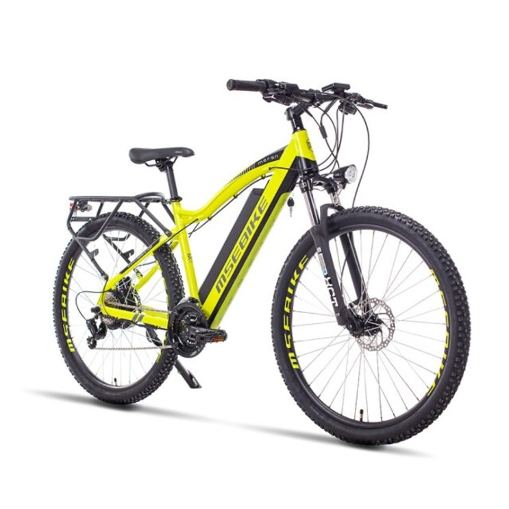 인기 많은 성인 노인 접이식 전기 전동 자전거 27.5 인치 mountian 48V 숨겨진 리튬 배터리 400w 모터 ebike 오프로드 emtb 여행 보조, 노랑 ···