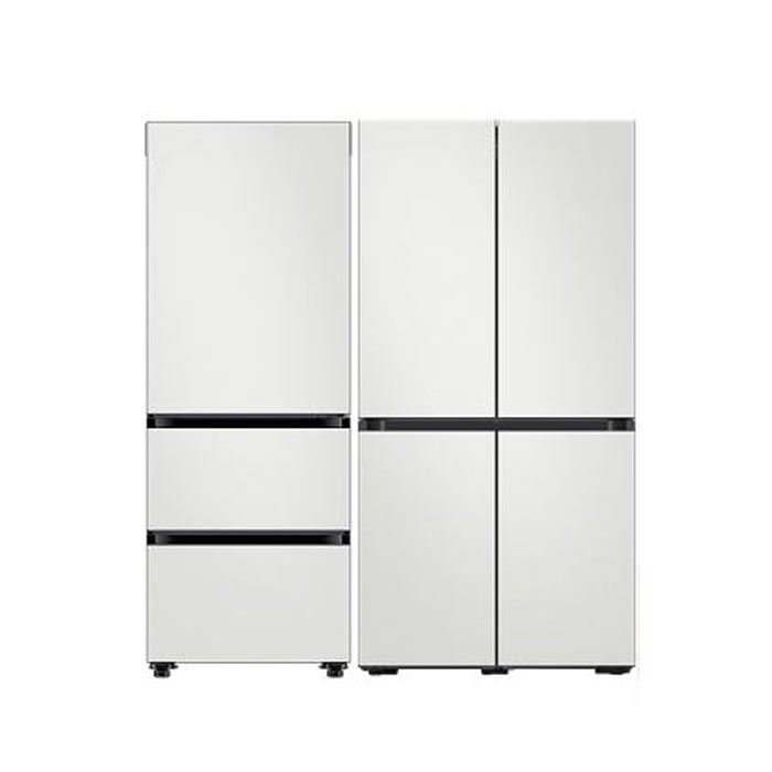인기있는 [삼성] 비스포크 키친핏 냉장고김치냉장고 RF60A91C3AP+RQ33T7412AP(전체코타화이트) 추천해요
