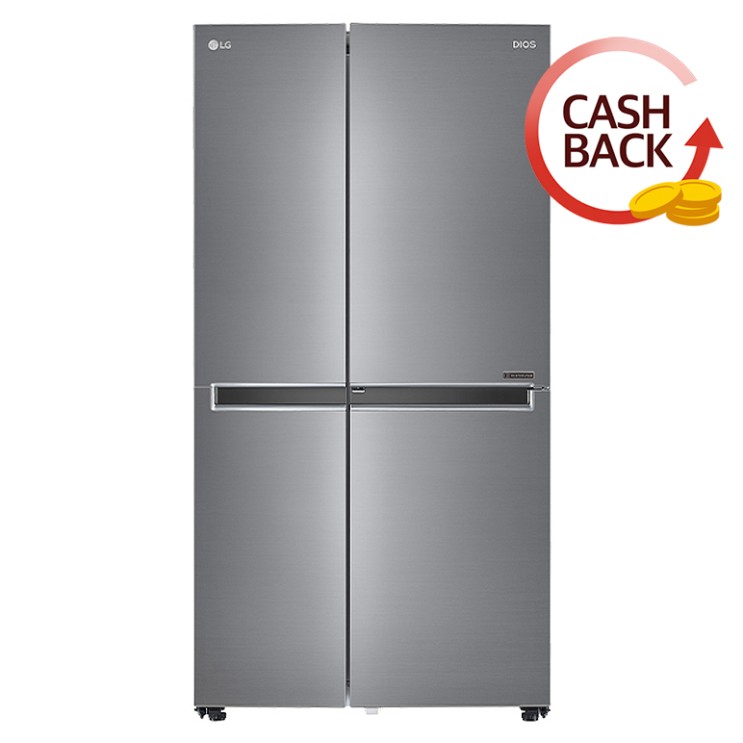 최근 많이 팔린 LG전자 디오스 양문형 냉장고 S833S30Q 821L 방문설치 추천합니다