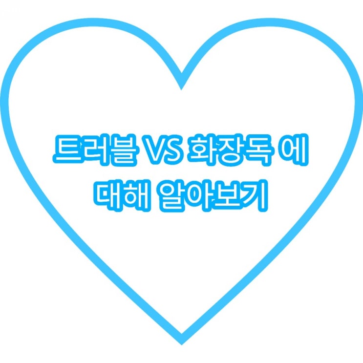  트러블과 화장독 증상의 차이