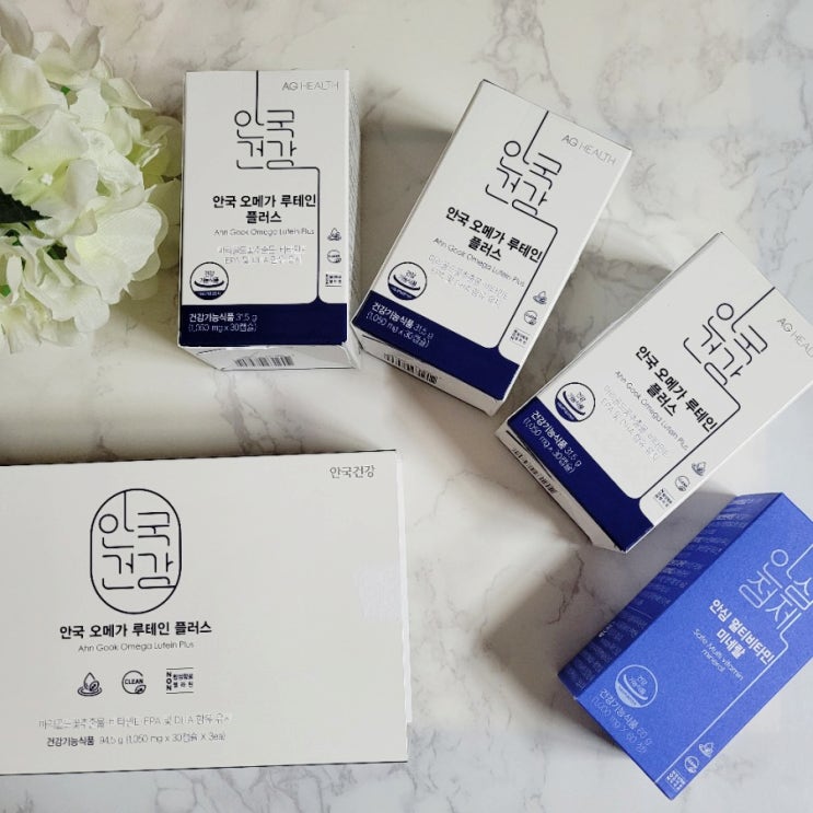 루테인1위제품 부모님영양제선물로 딱인 안국 오메가루테인플러스