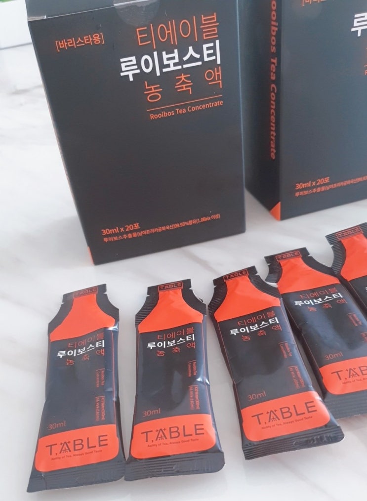  [임산부 루이보스차]티에이블 액상차 루이보스티 미세플라스틱NO내돈내산