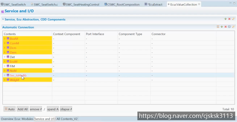 Mobilgene 실습 4 : SWC와 BSW 모듈을 Client-Server Interface로 연결하기 : 네이버 블로그