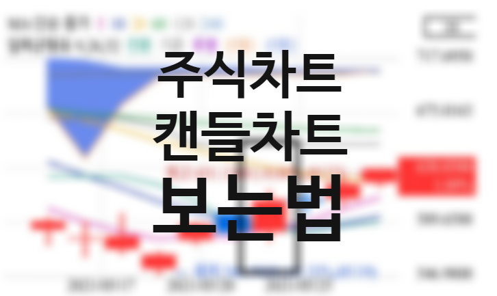 주식 캔들차트 보는법, 뜻 (윗꼬리 아래꼬리 장대양봉 장대음봉 뜻)