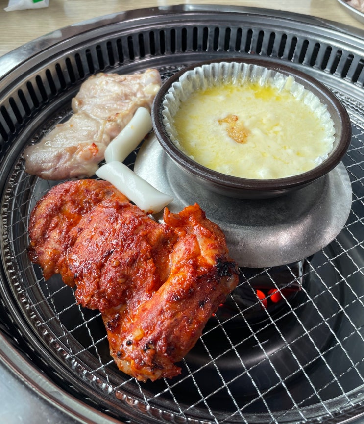  [Food] 칠오닭갈비 :: 치즈퐁듀에  푸욱 찍어먹는 숯불 닭갈비!! 가평 닭갈비 맛집은 여기 (가평여행, 가평맛집, 가평닭갈비)