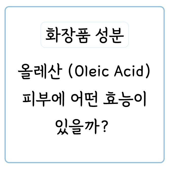 건성 피부 추천 성분, 오일로 촉촉하게 지켜내자 (Oleic Acid) (Feat.올레산이 풍부한 아보카도 오일, 마룰라 오일, 올리브 오일  등)