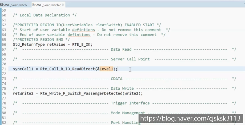 Mobilgene 실습 4 : SWC와 BSW 모듈을 Client-Server Interface로 연결하기 : 네이버 블로그