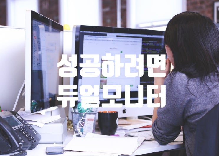  컴알못을 위한 투 모니터 (듀얼 모니터) 연결 방법