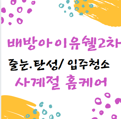  배방아이유쉘2차 줄눈. 탄성/입주청소 사계절 홈케어