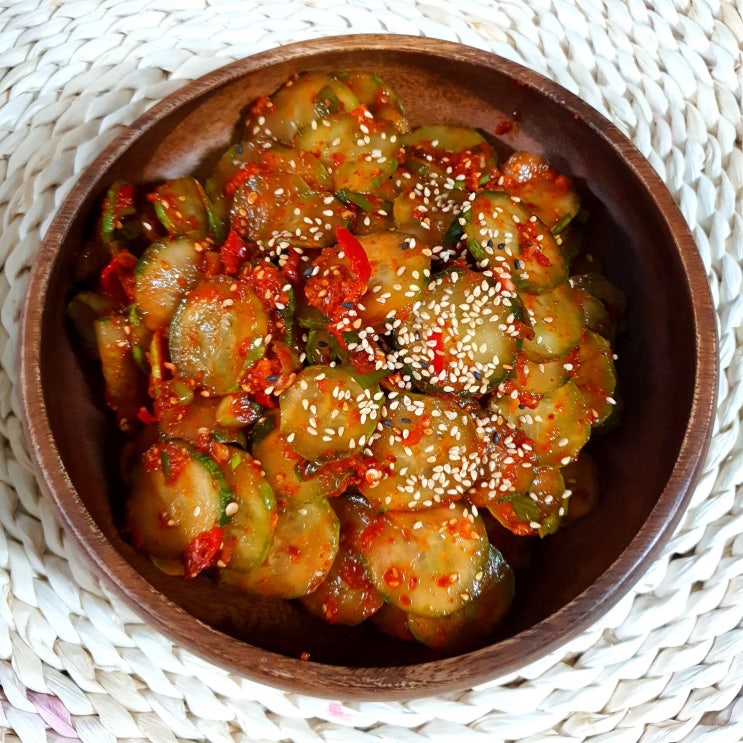  여름반찬 오이무침 오이겉절이 만드는 방법  오이절이기