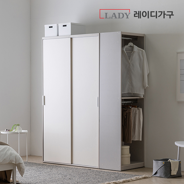 후기가 정말 좋은 레이디가구 이안 빅 슬라이딩 옷장 1600 행거형 + 행거사이드장, 라이트그레이도어 추천해요 후기가 정말 좋은 레이디가구 이안 빅 슬라이딩 옷장 1600 행거형 + 행거사이드장, 라이트그레이도어 추천해요