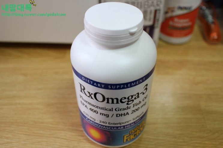  통관금지 풀린 아이허브 오메가3 추천 - 우리 곁으로 다시 돌아온 내추럴 팩터스 Rx Omega-3