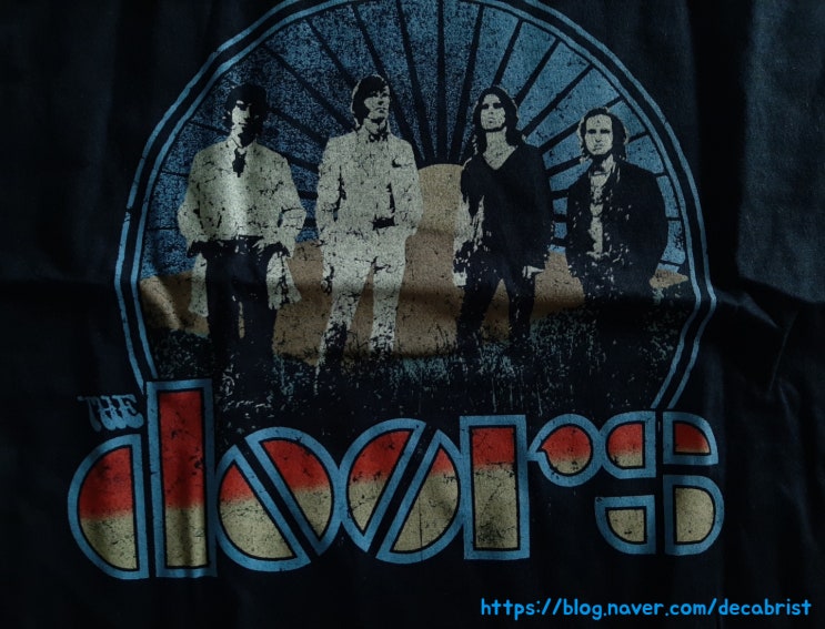 레드 제플린(Led Zeppelin) / 도어스(The Doors, 도어즈) 락 티셔츠