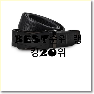  역대최고 남자벨트 선택 BEST 핫딜 TOP 20위
