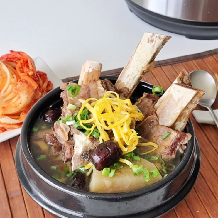  소갈비탕끓이는법 국물 맑게 낸 왕갈비탕