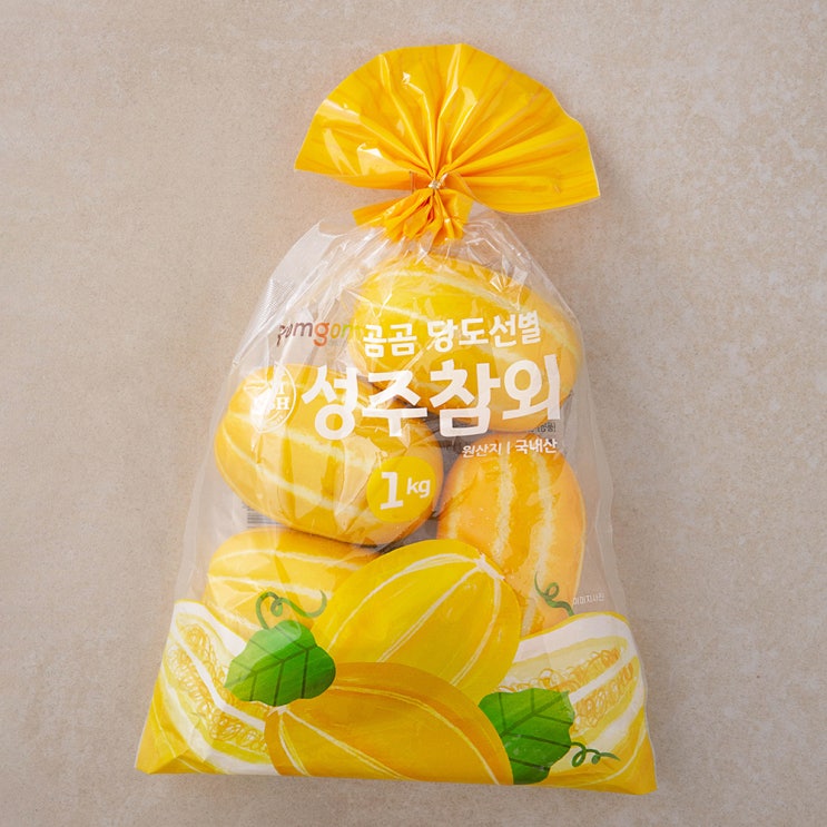 갓성비 좋은 곰곰 당도선별 성주참외, 1kg, 1봉 ··· 갓성비 좋은 곰곰 당도선별 성주참외, 1kg, 1봉 ···