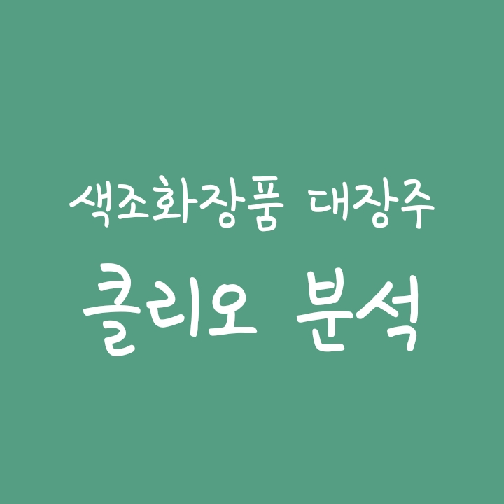 립스틱/색조화장품 관련주 분석 - 대장주 클리오 주가는? 립스틱/색조화장품 관련주 분석 - 대장주 클리오 주가는?