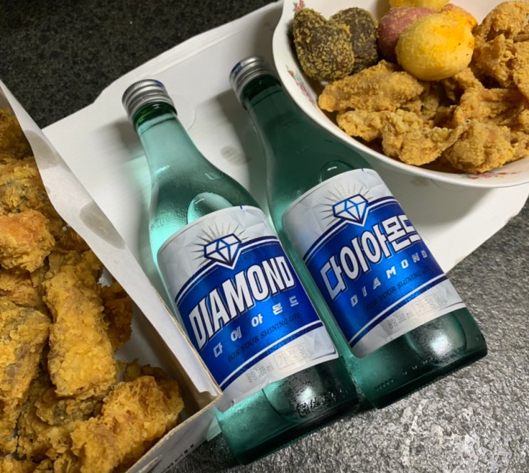  한예슬 소주 다이아몬드소주 먹어 본 후기 !