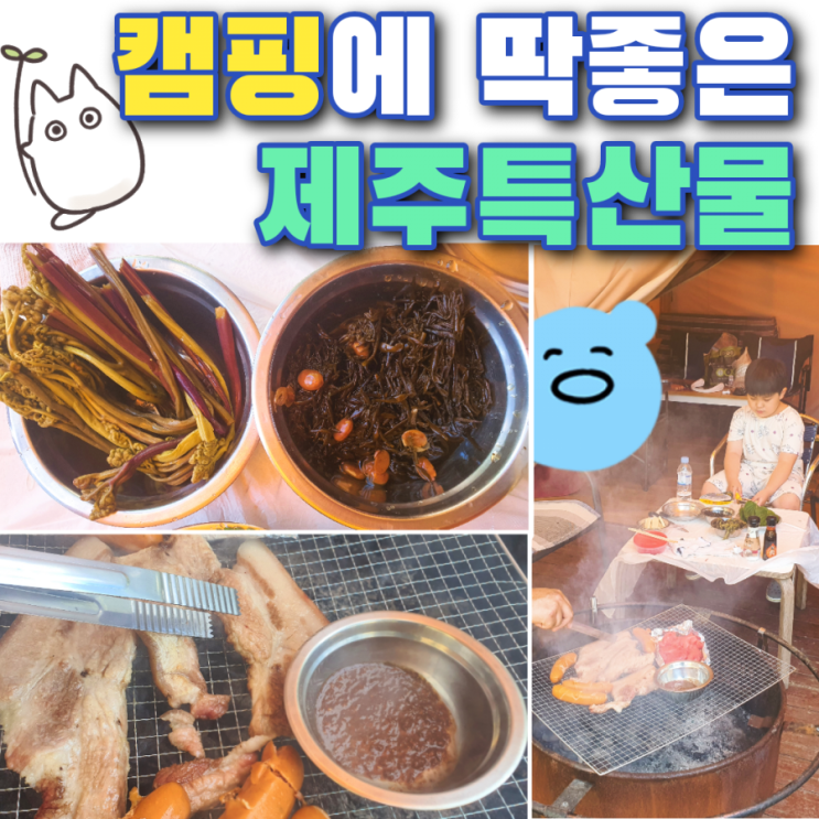  내돈내산 캠핑 고기세트 제주마미 제주특산물 캠핑세트 강추!