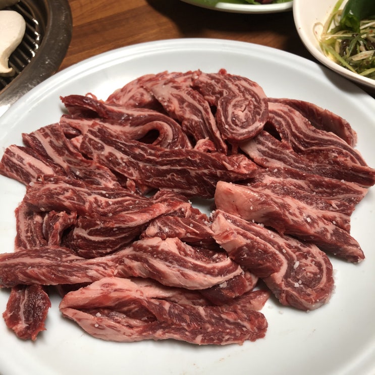  경주 모화 맛집 : 울산 근처 모화 암소 숯불 단지 소고기 맛집 부영한우