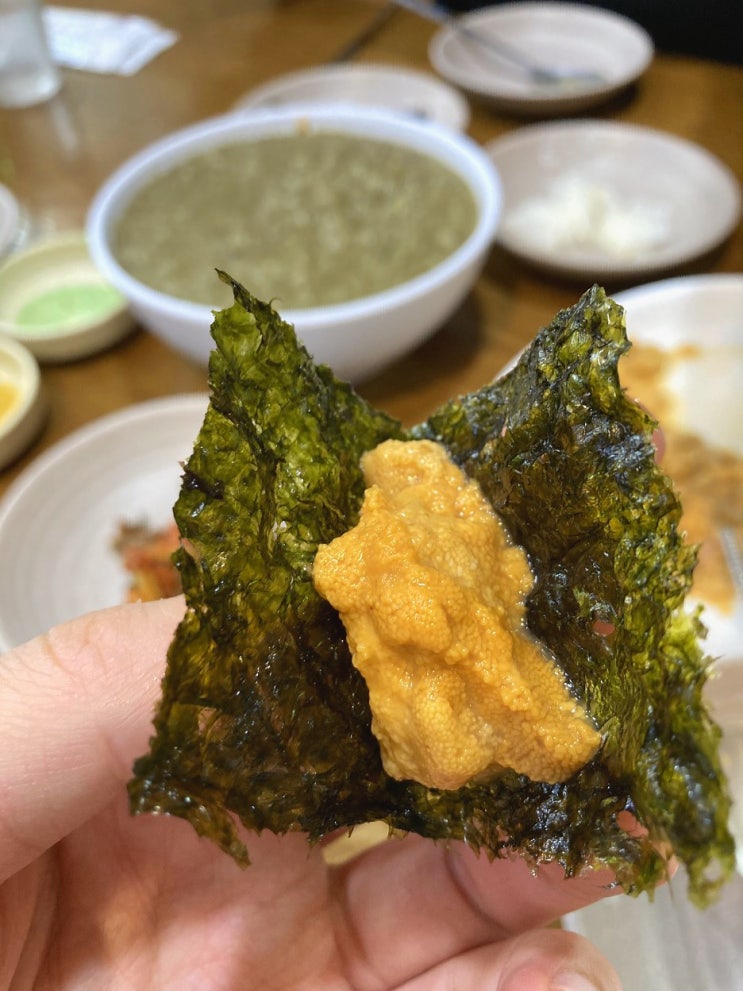  제주 일통이반 - 제주공항 근처 활성게알, 보말죽 맛집 (feat. 아기랑 두번 먹은 후기)