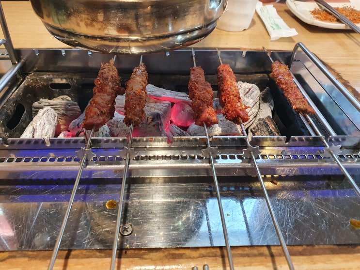 [건대 맛집] 양꼬치 거리, 자양동 중국 음식 골목 '해란양꼬치' 이용 후기
