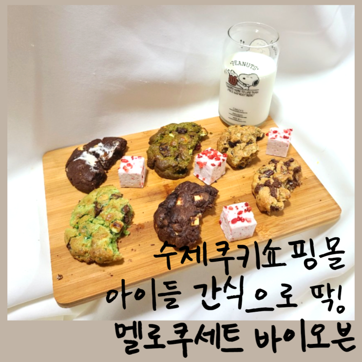  수제 쿠키 쇼핑몰, 아이들 간식으로 딱! 멜로쿠세트 바이오븐