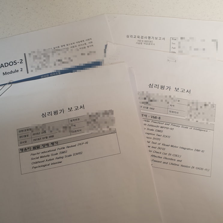  [발달치료를 해보니..] 4. 자폐검사는 무엇인가요? (1)  ADOS검사 카스검사
