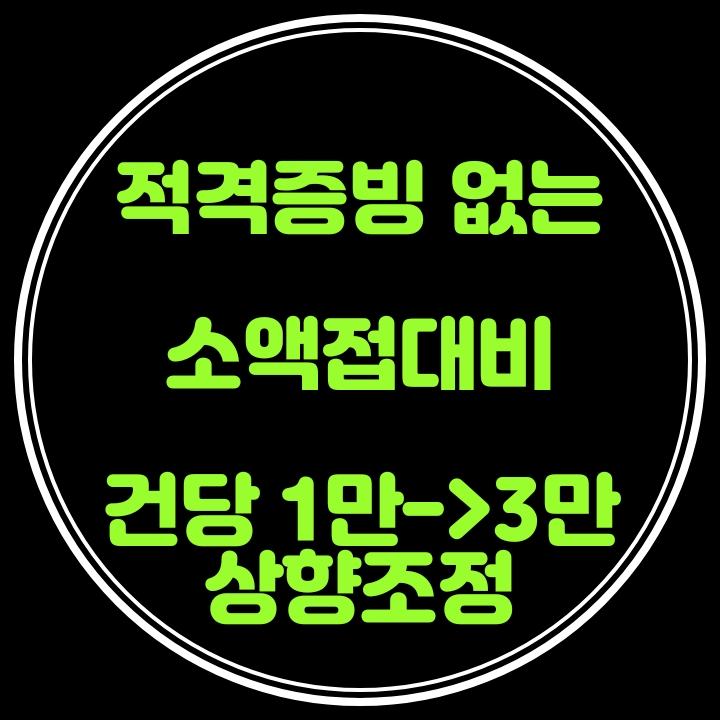  적격증빙없는 소액접대비의 기준금액이 3만원으로 인상되었네요