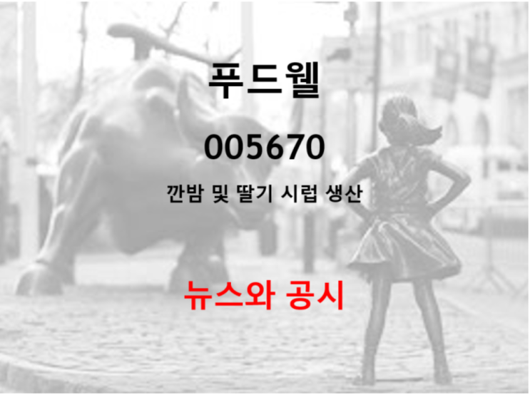 딸기시럽 및 음식료 OEM으로 유명한 푸드웰 1분기 실적 (feat. 전년비 +21%)