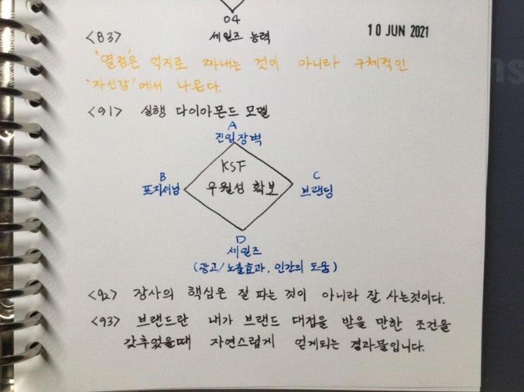  6월 10일 미라클모닝 - 장사의 핵심