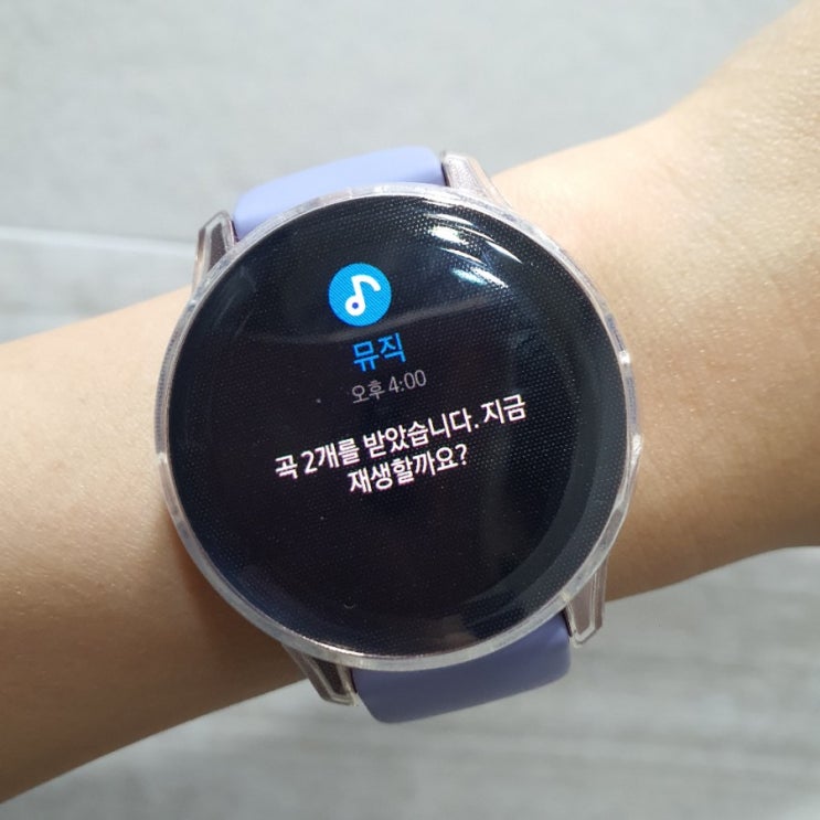  갤럭시 워치 노래 넣는 법, 뮤직 위젯 사용법(폰 연동없이 노래 듣기)