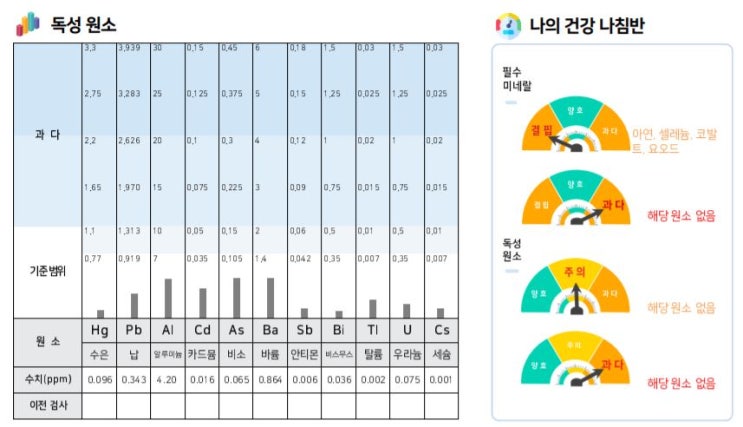 모발미네랄검사 : 바이오 영양 중금속검사로 집에서 간단 건강체크