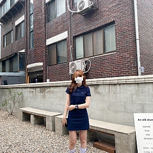 라코스테 피케 슬림핏 원피스 코디 사이즈 비교
