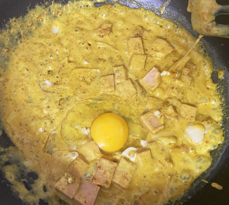  스팸카레 비주얼보다는 맛