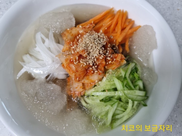  한살림 동치미 냉면 육수로 도토리묵사발 만들기 쉽다!
