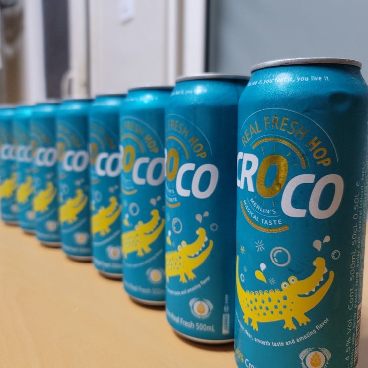  8캔에 만원 크로코 프레쉬 맥주후기