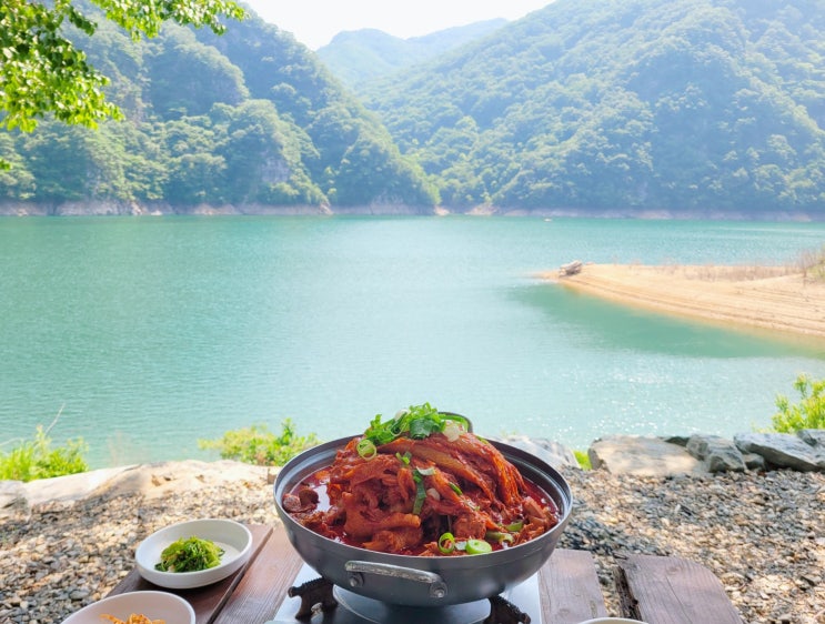  완주맛집/에메랄드 저수지뷰 닭볶음탕 맛집 완주 영숙백숙