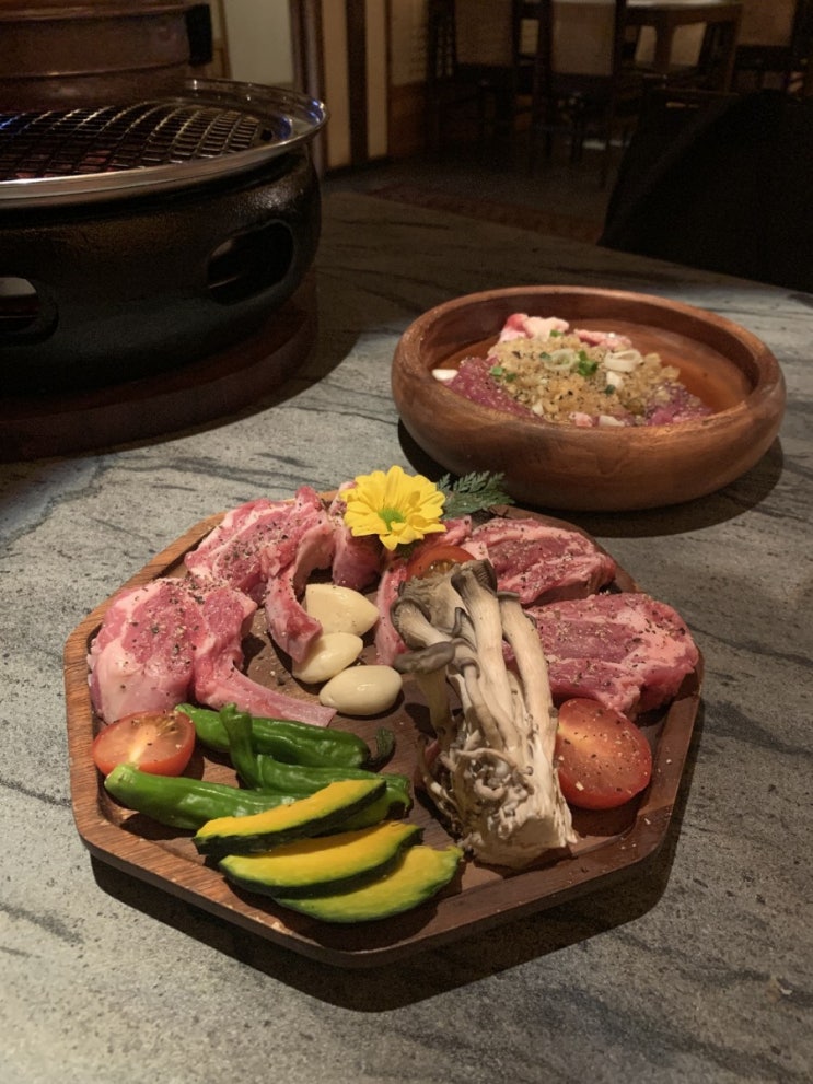  용리단길 맛집 화양연화에서 신용산 양고기 굽굽
