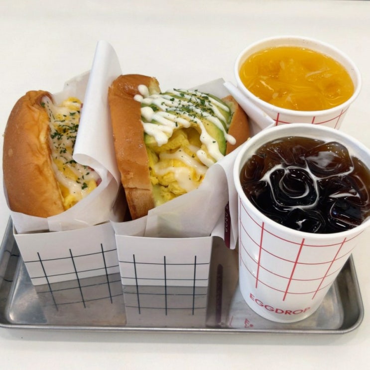  에그드랍 병점 샌드위치 맛있어