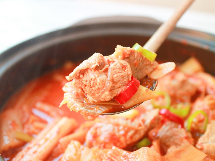  백종원 김치짜글이, 신김치 찌개용 돼지고기 사태 요리 저녁밥상 추천