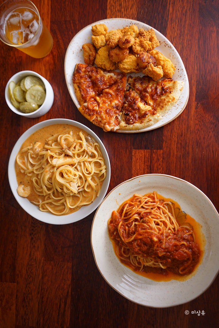  작은나폴리의 맛! 아빠스 피자 파스타 밀키트 푸짐해요