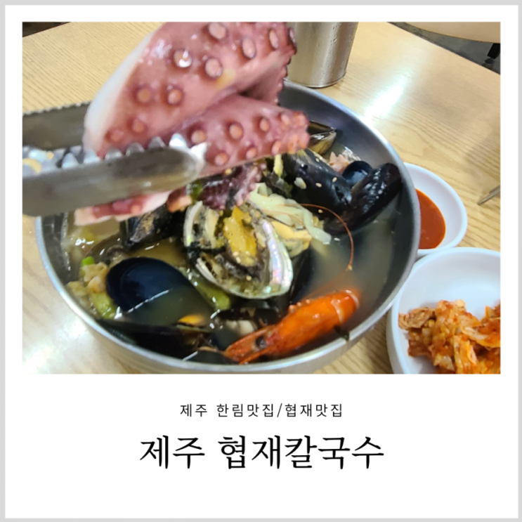 한림맛집 제주 협재칼국수 아기랑 든든했던 협재 아침식사