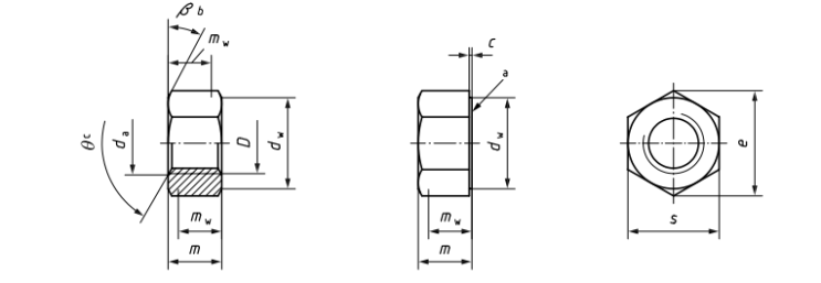 EN ISO 4032 Hexagon regular nut (육각 너트)