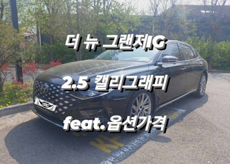  더 뉴 그랜저IG 2.5 캘리그래피 feat.옵션가격