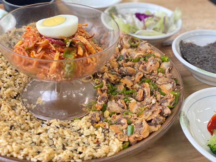  아산맛집 마시코 신정호꼬막 비빔밥맛집추천